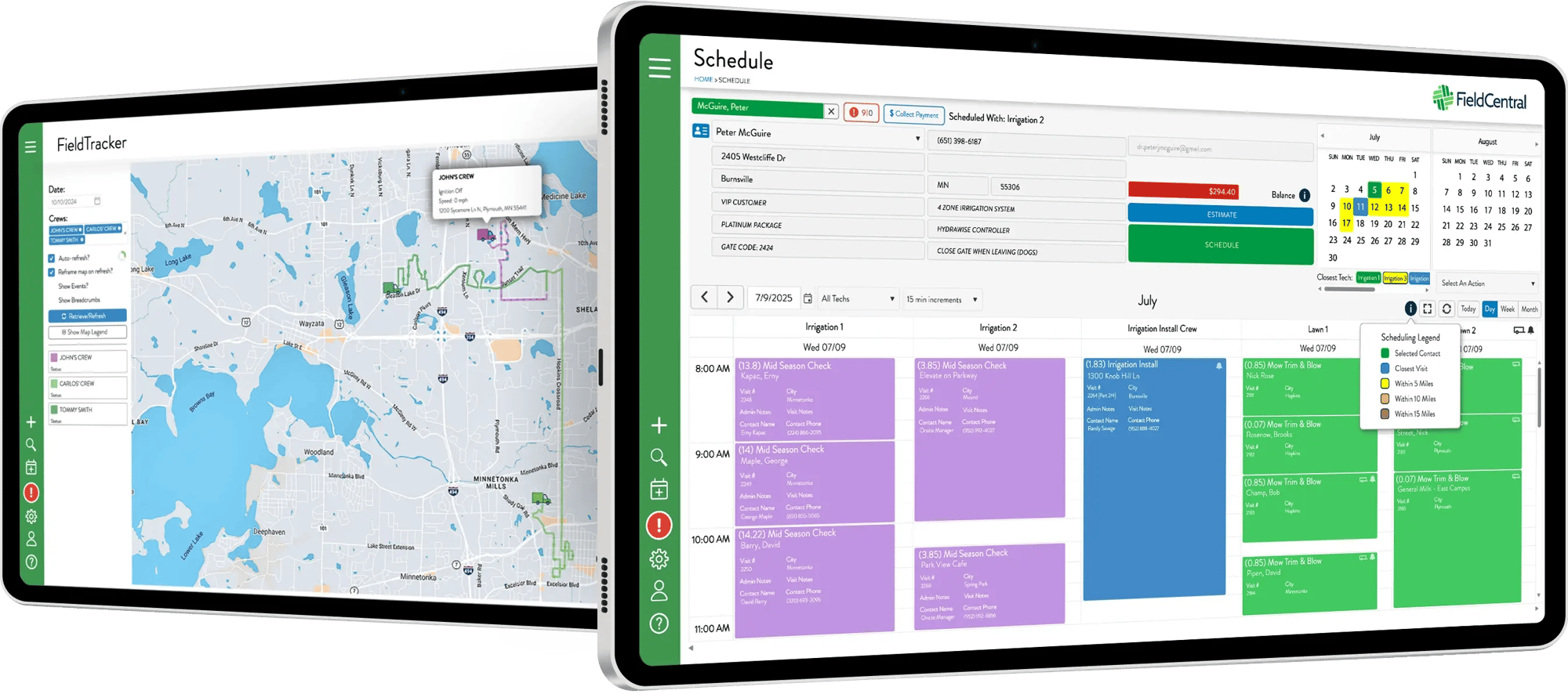 26 FieldTracker + Daily Schedule copy