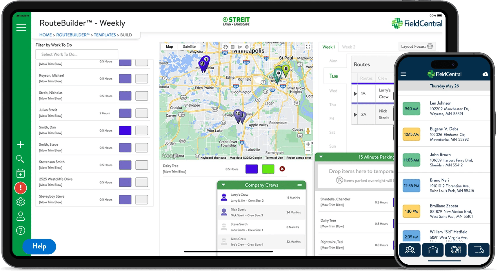 LC_Routebuilder + Mobile scheduleII