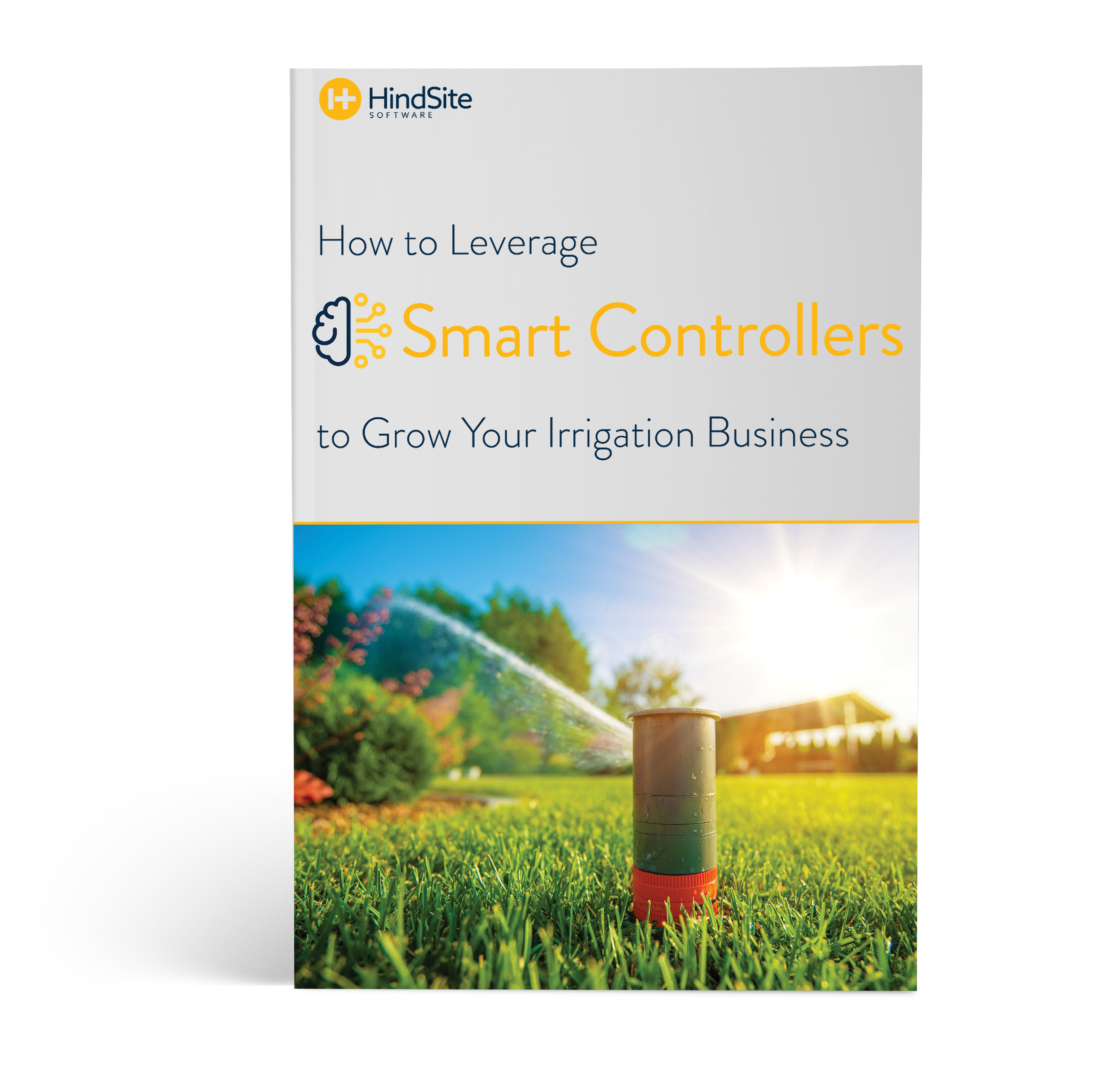 How to Leverage Smart Controllers to Grow Your Irrigation Business ebook cover.