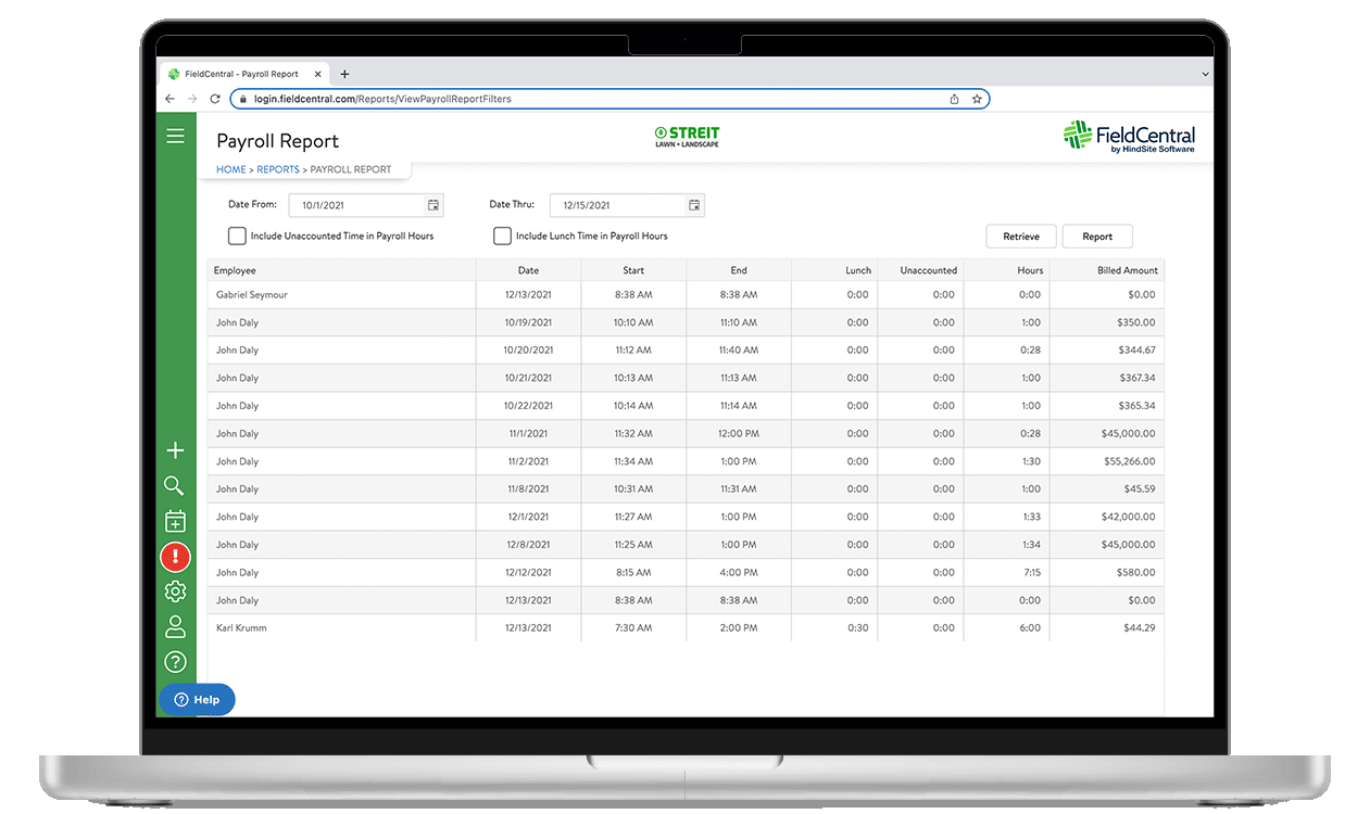 payroll laptop